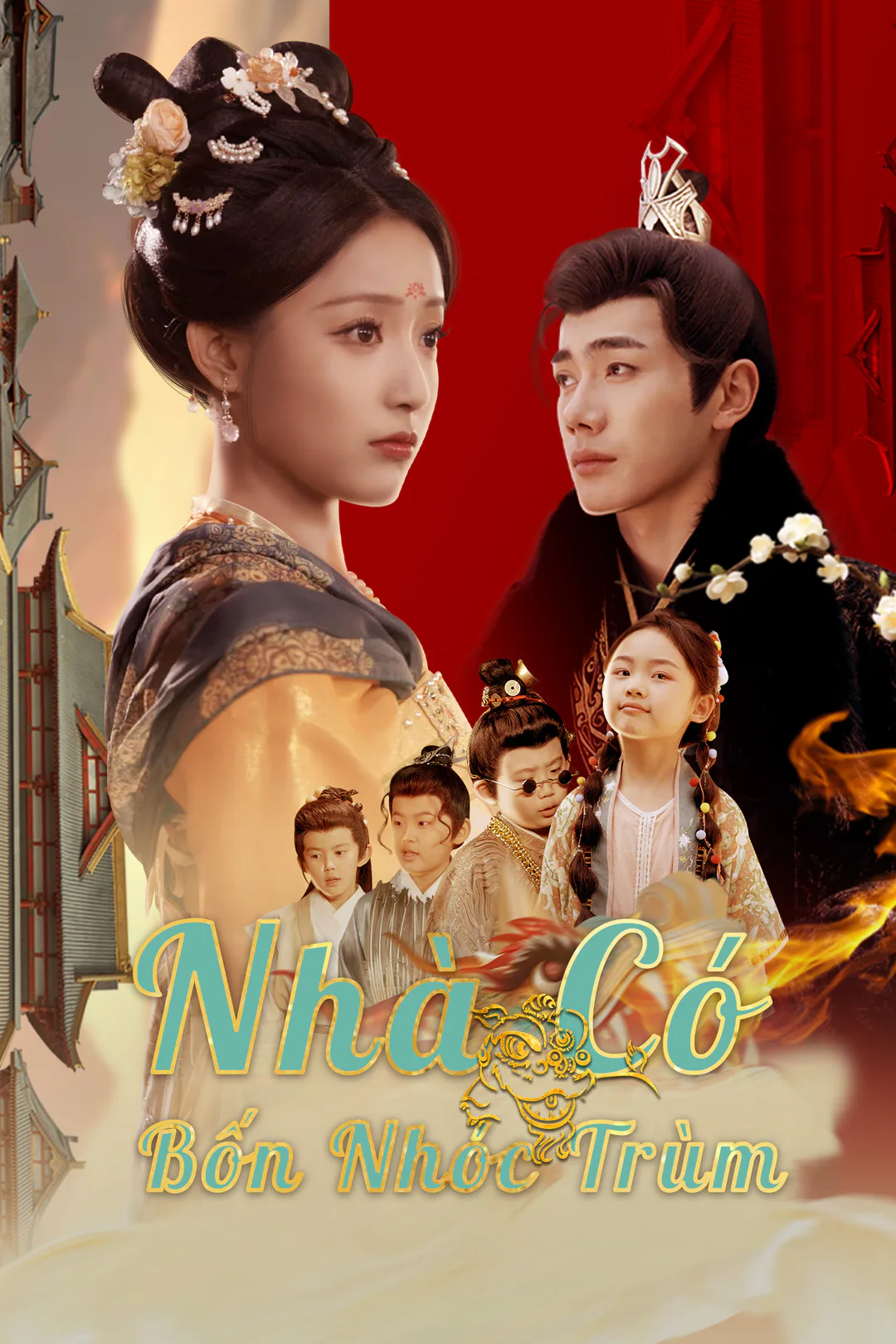 Poster phim Nhà Có Bốn Nhóc Trùm