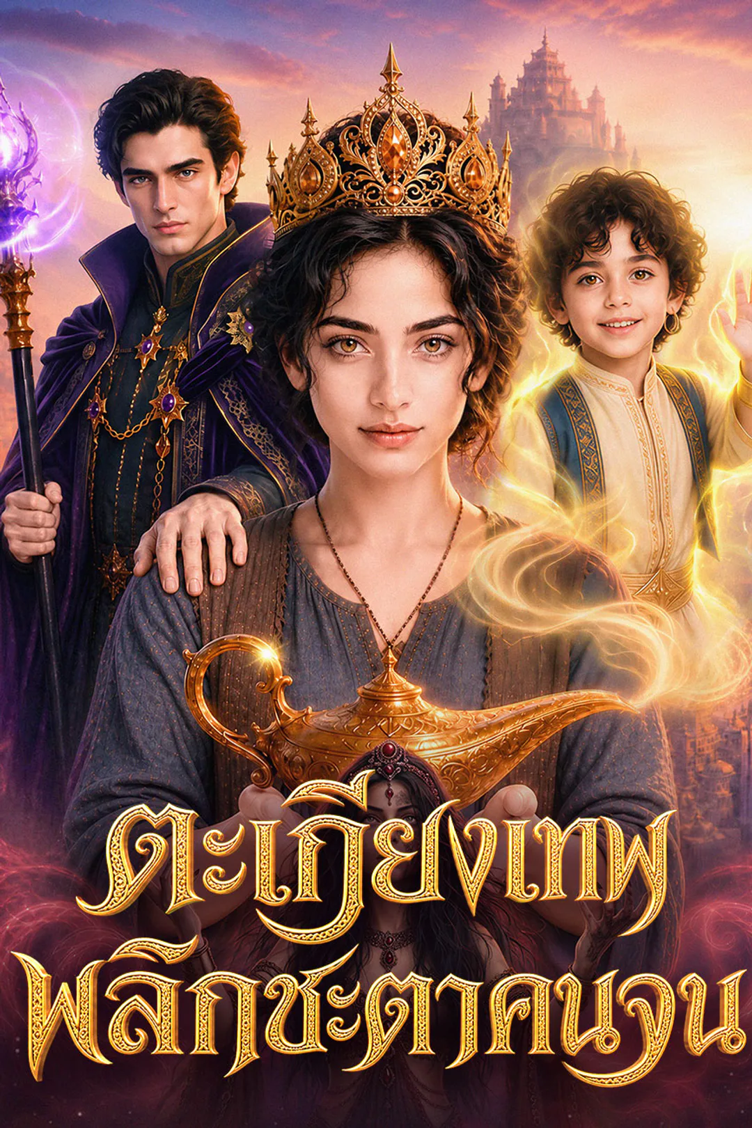 โปสเตอร์ ตะเกียงเทพ พลิกชะตาคนจน（ฉบับพากย์ ）