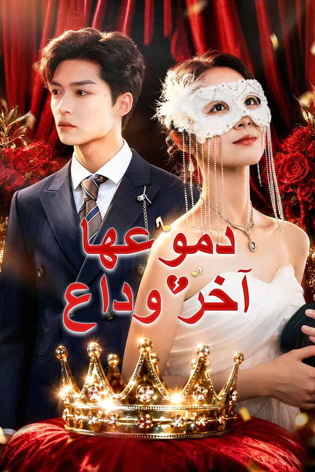 ملصق مسلسل «دموعها آخر وداع»