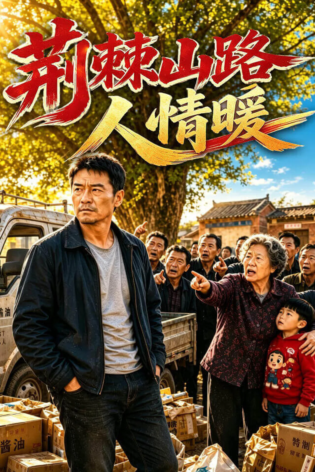 《荊棘山路，人情暖》海報