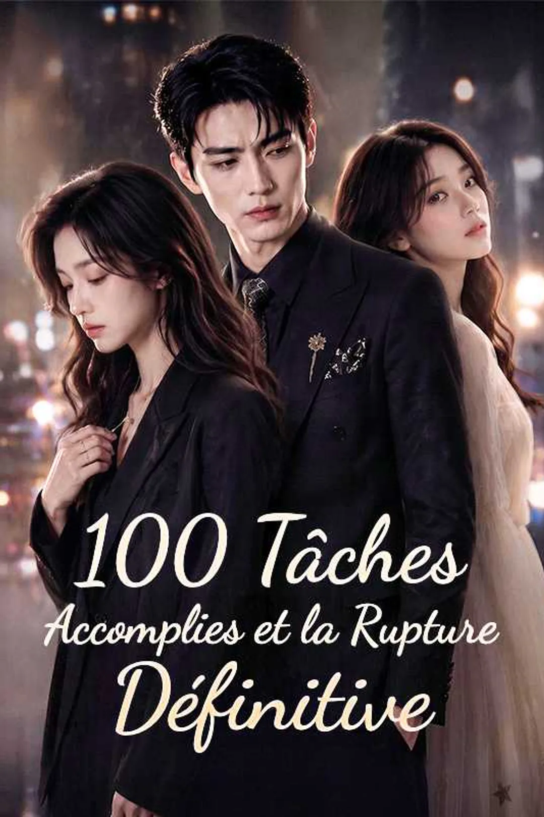 Affiche de 100 Tâches Accomplies et la Rupture Définitive