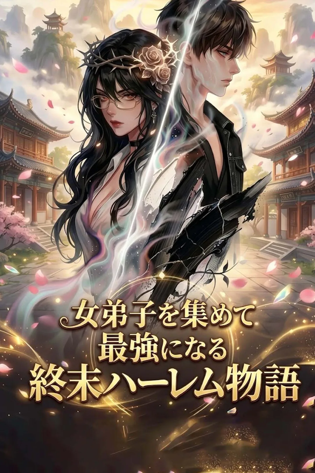 女弟子を集めて最強になる終末ハーレム物語のポスター