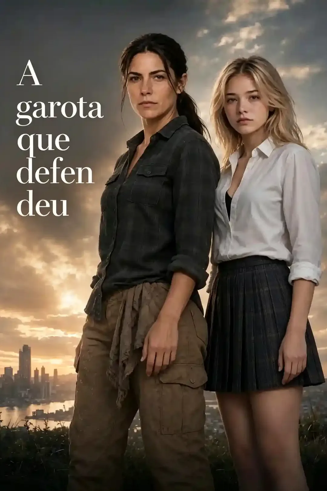 Pôster de A garota que defendeu