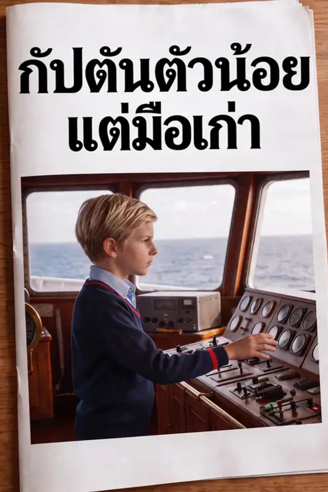 โปสเตอร์ กัปตันตัวน้อยแต่มือเก่า