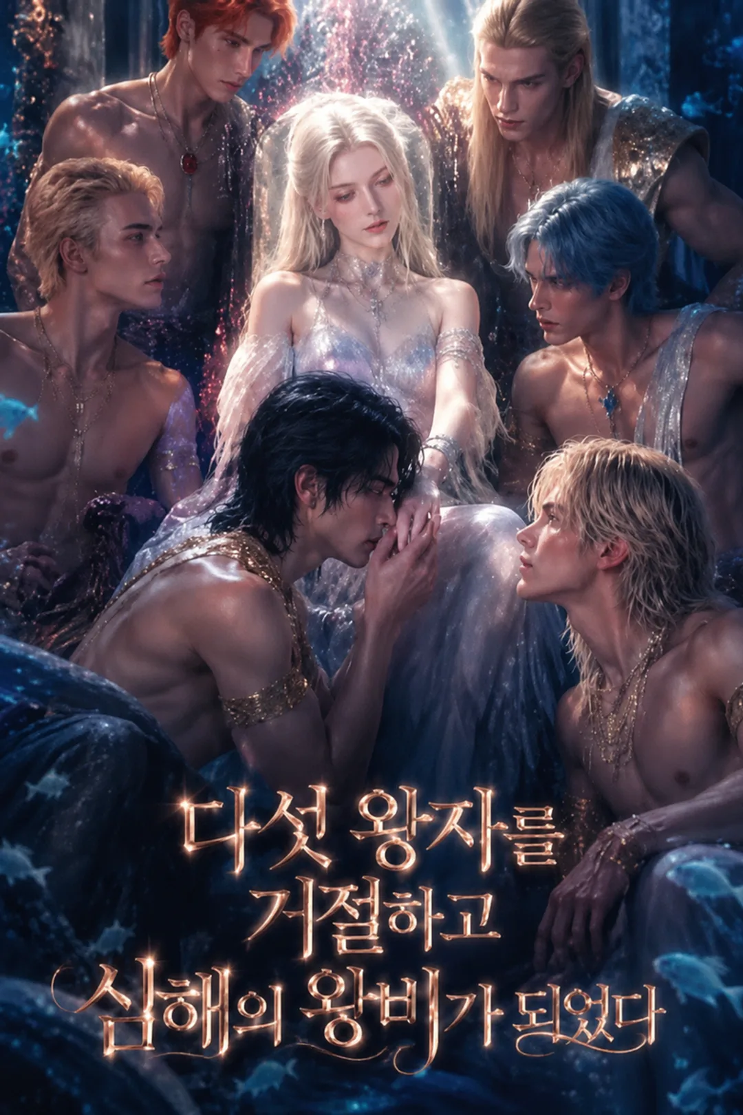 다섯 왕자를 거절하고 심해의 왕비가 되었다 포스터