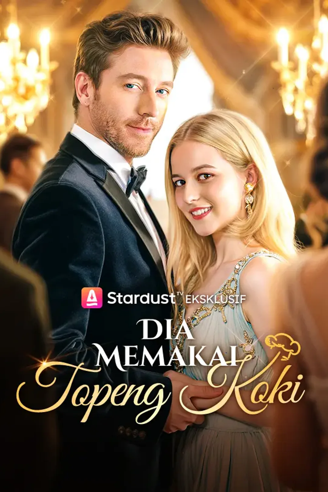 Poster Dia Memakai Topeng Koki
