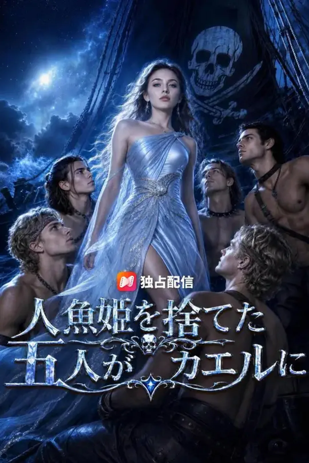 人魚姫を捨てた五人がカエルにのポスター