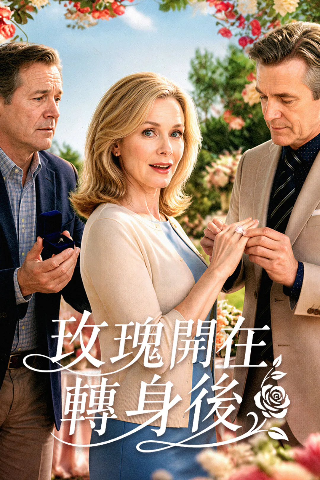 《玫瑰開在轉身後》海報