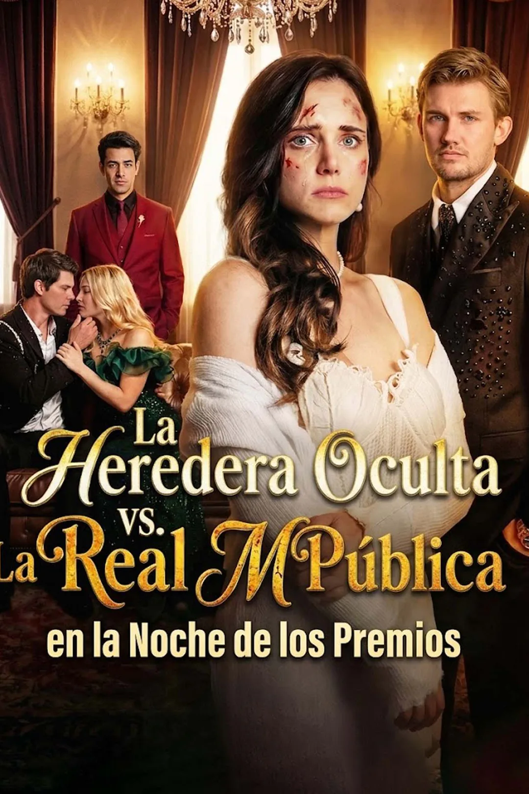 Póster de La Heredera Oculta vs. La Amante Pública en la Noche de los Premios