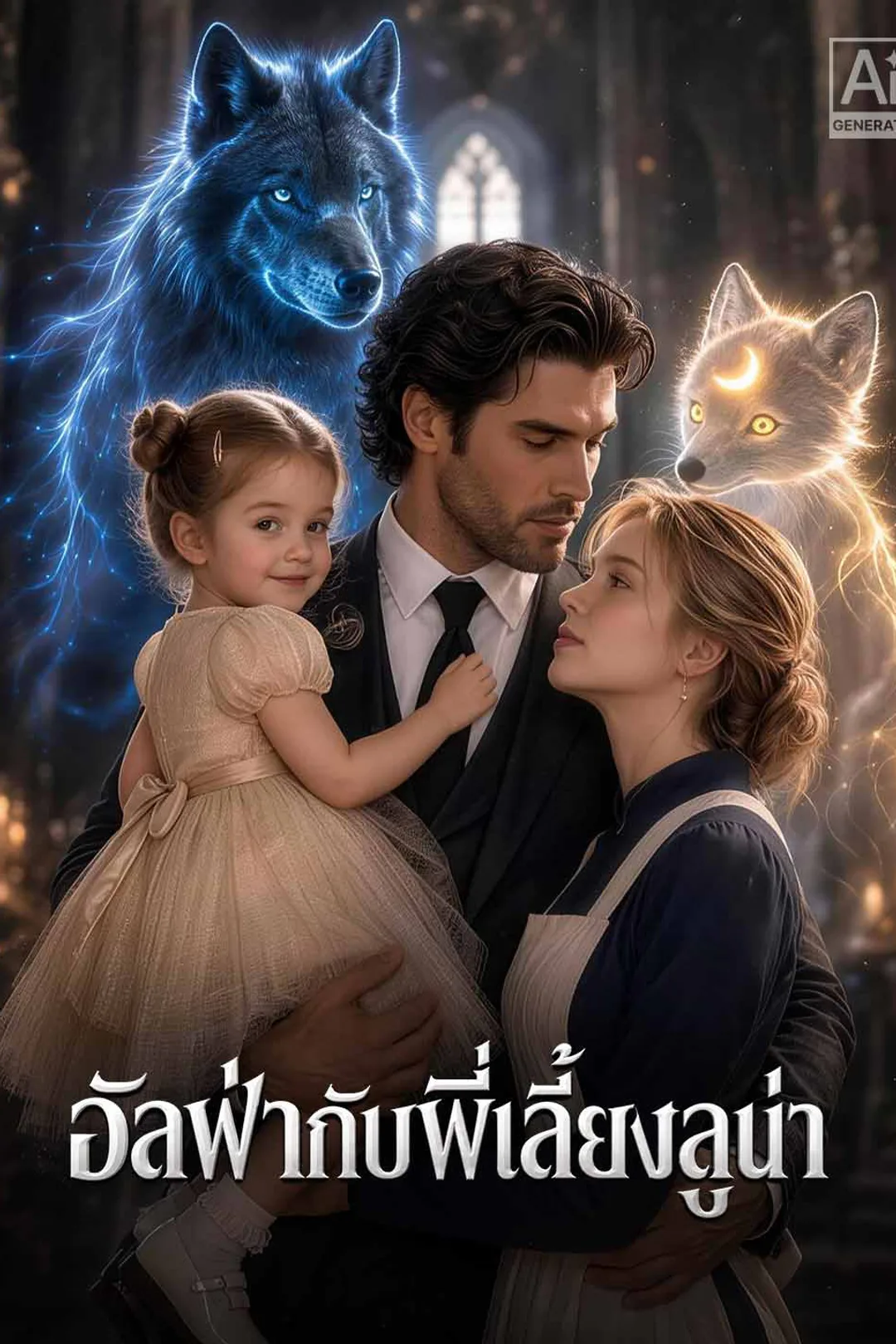 โปสเตอร์ อัลฟ่ากับพี่เลี้ยงลูน่า