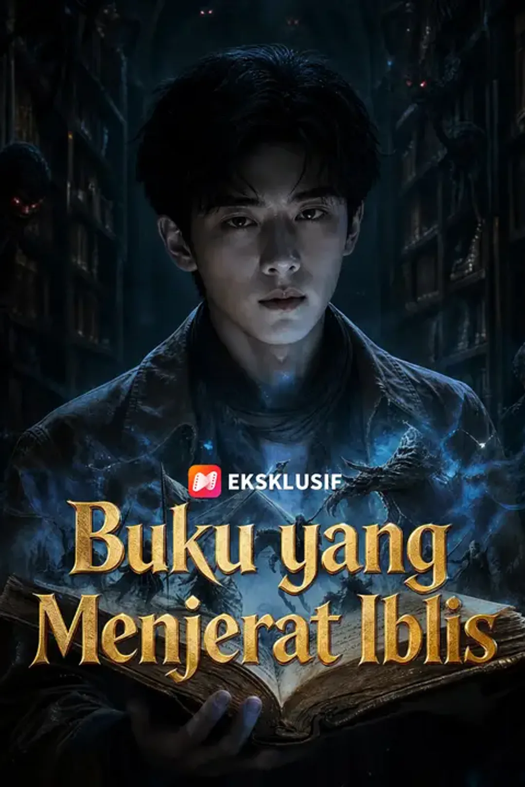 Poster Buku yang Menjerat Iblis