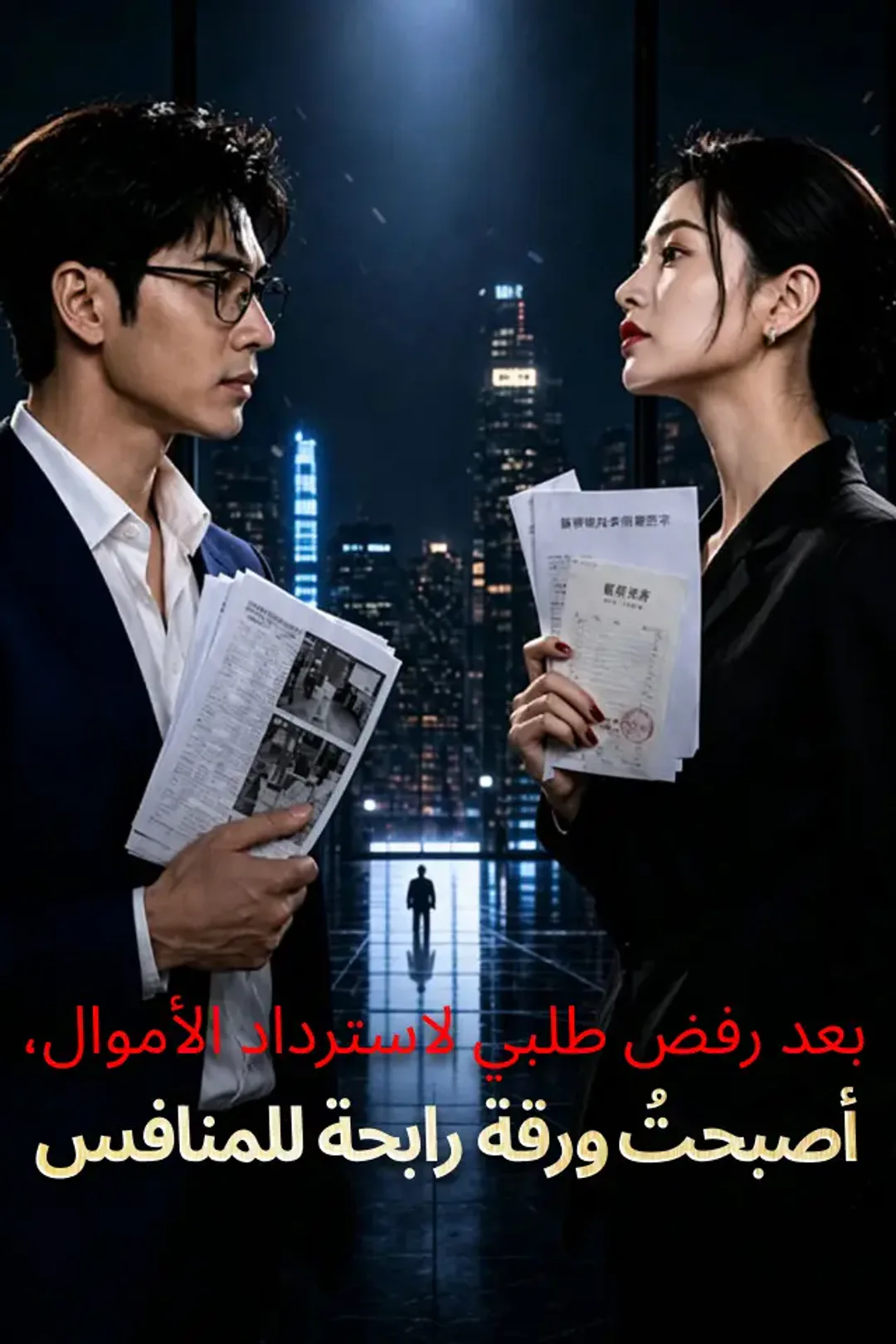 ملصق مسلسل «بعد رفض طلبي لاسترداد الأموال، أصبحتُ ورقة رابحة للمنافس»