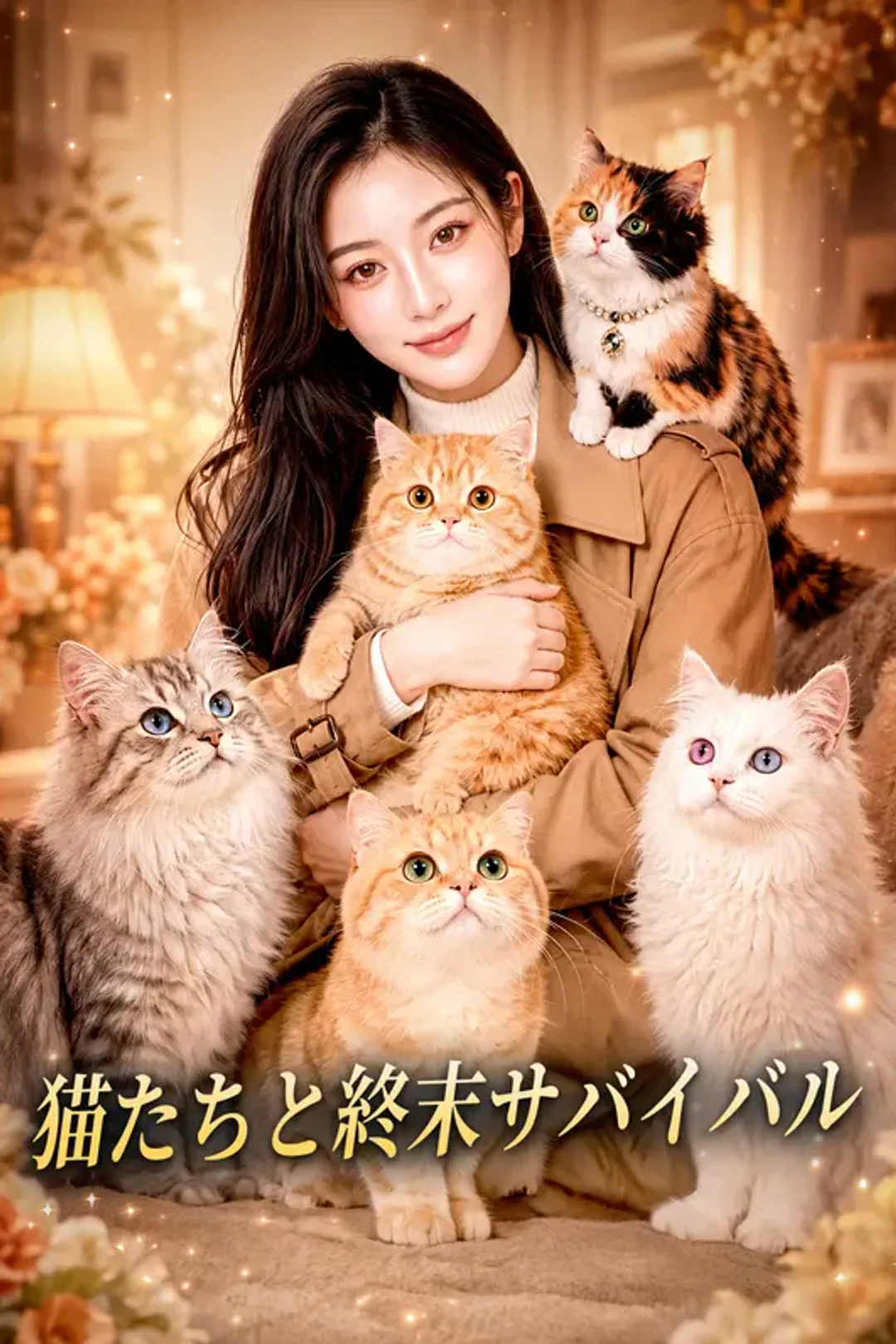 猫たちと終末サバイバルのポスター