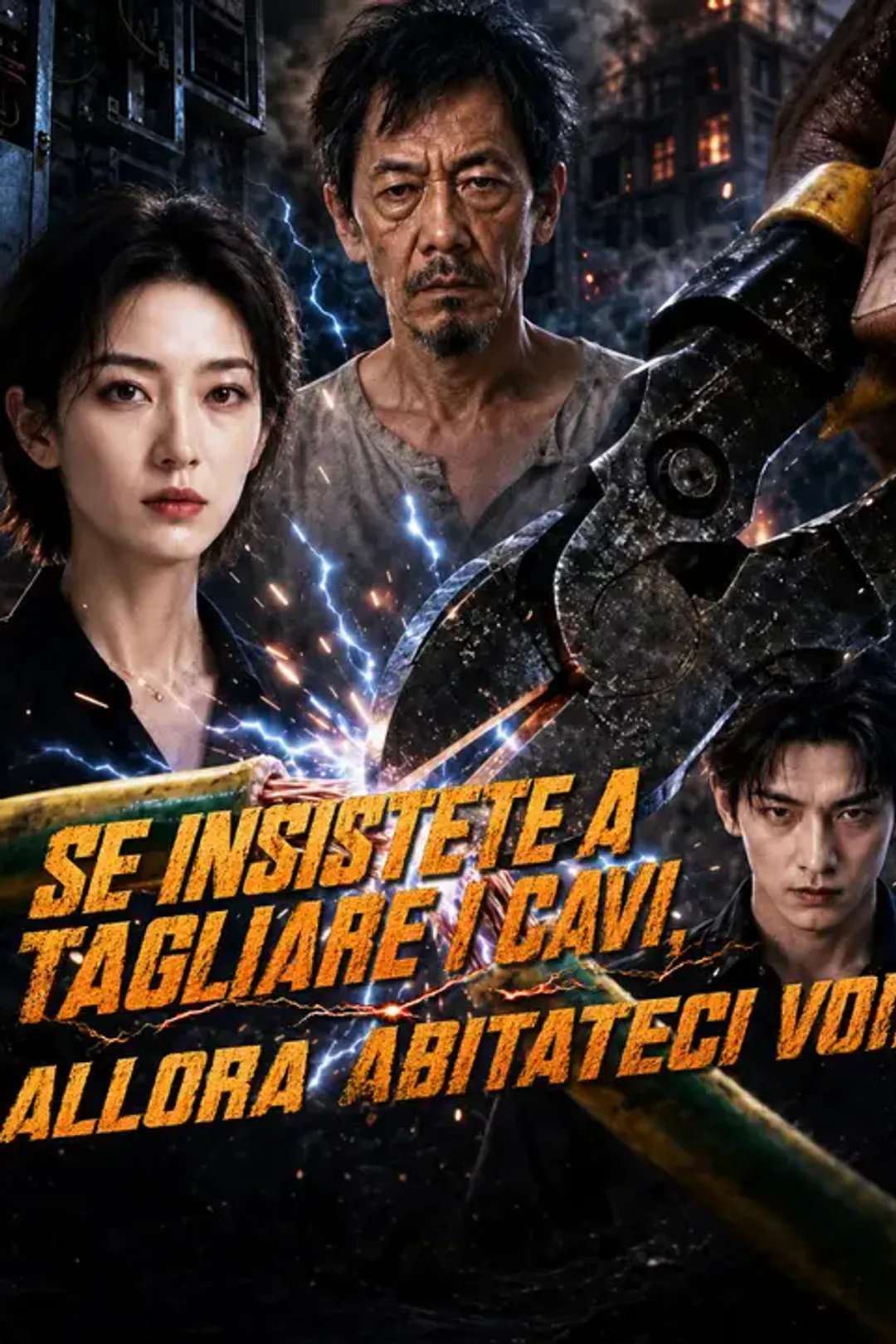 Locandina di Se insistete a tagliare i cavi, allora abitateci voi.