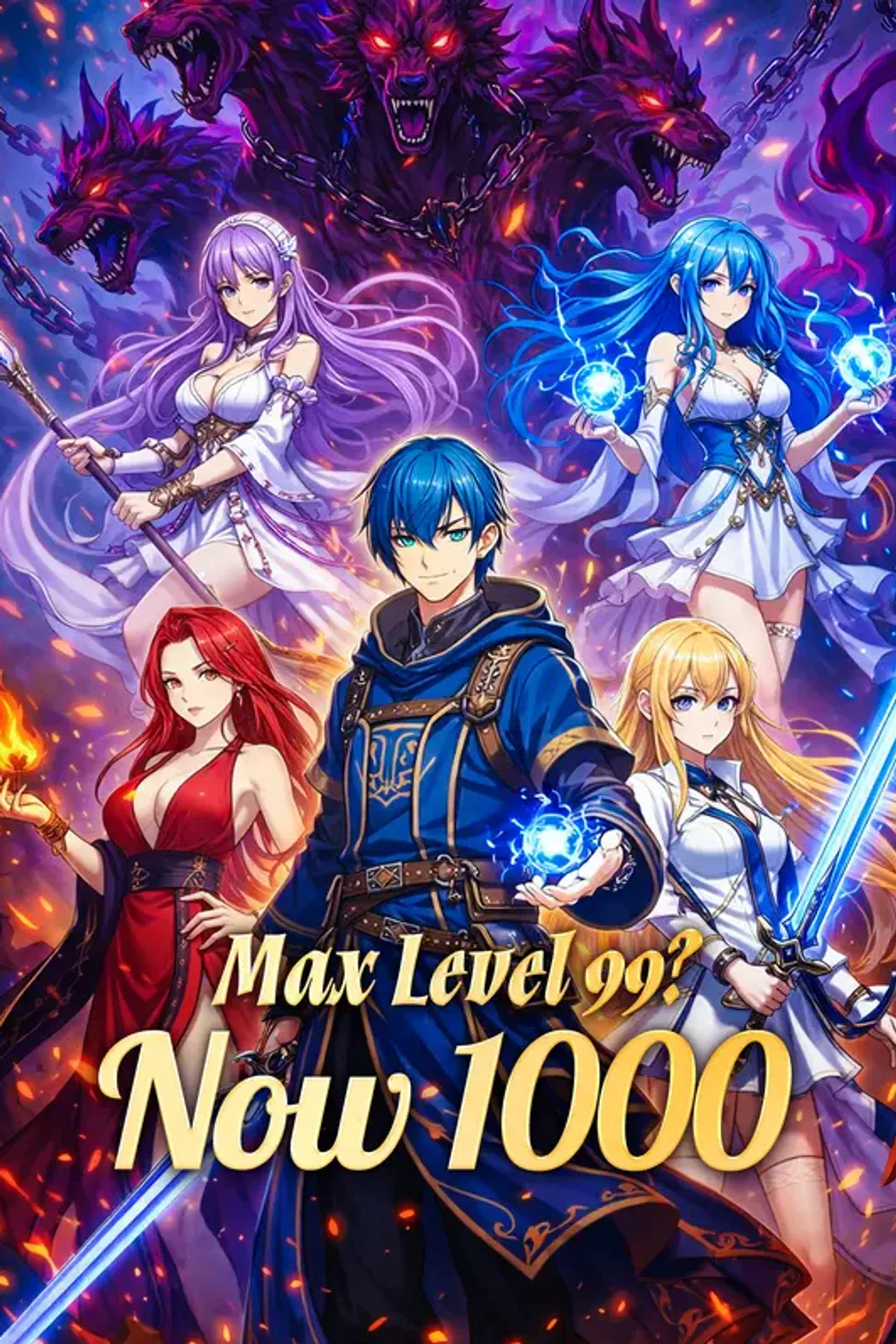 Max Level 99? Now 1000 poster