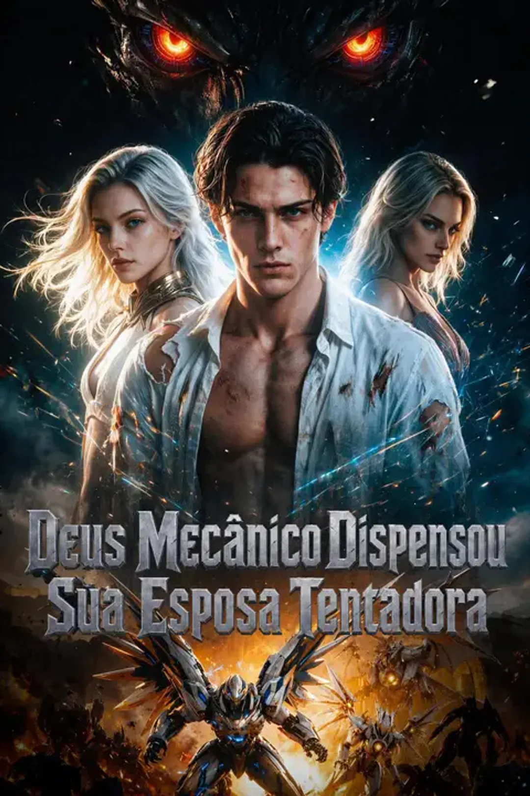 Pôster de Deus Mecânico Dispensou Sua Esposa Tentadora