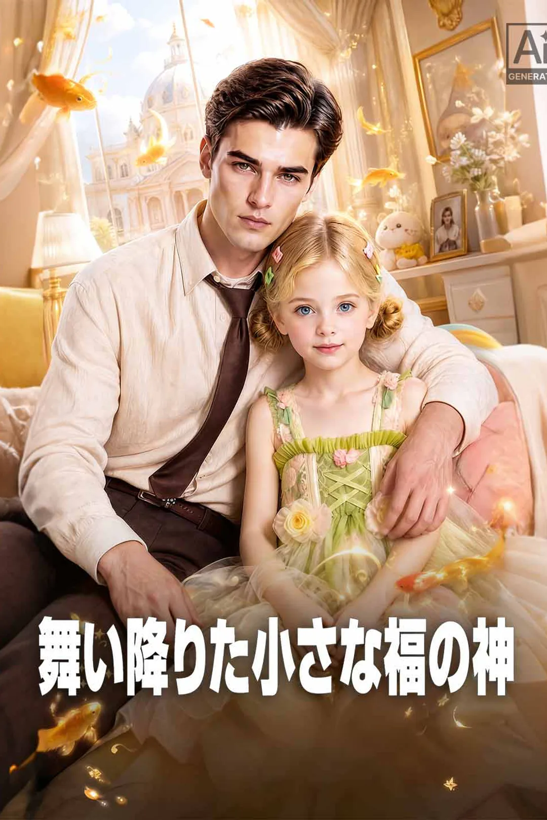 舞い降りた小さな福の神のポスター