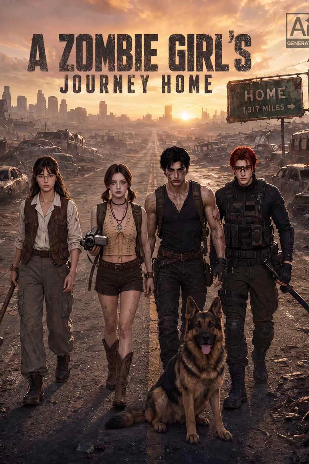 A Zombie Girl’s Journey Home poster