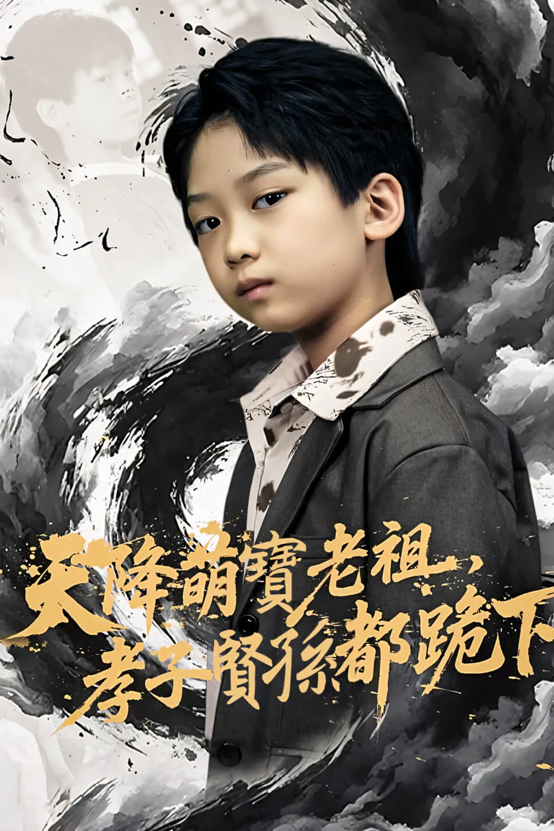 《天降萌寶老祖，孝子賢孫都跪下》海報