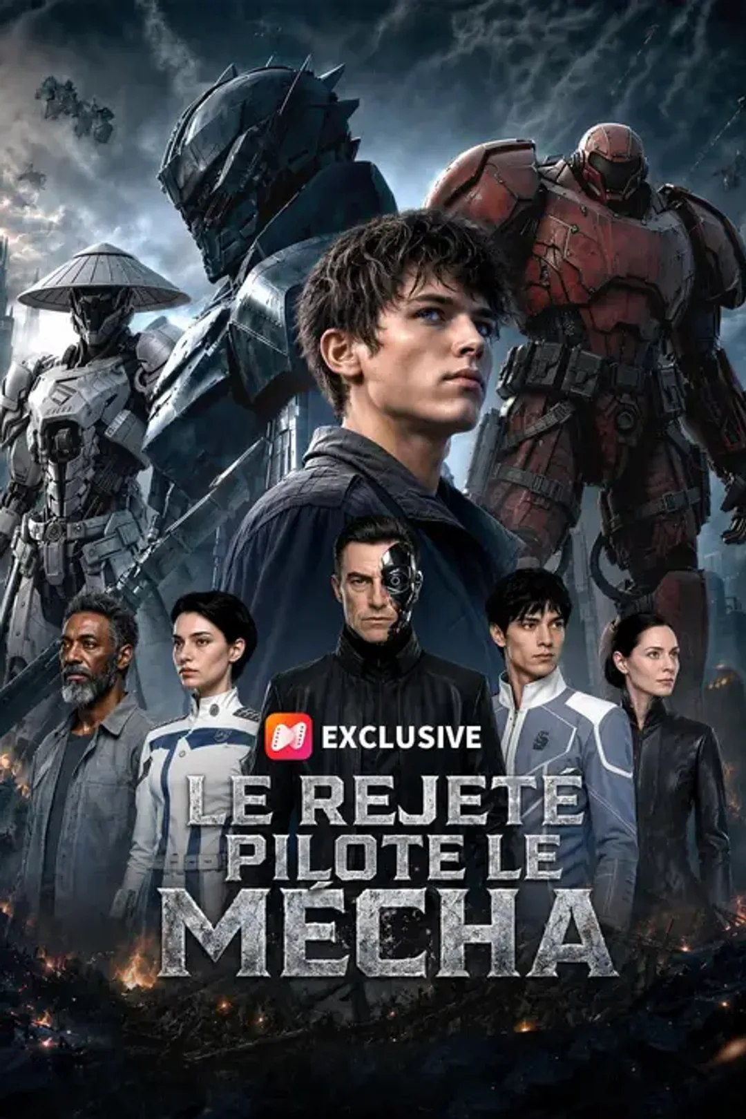Affiche de Le rejeté pilote le mécha