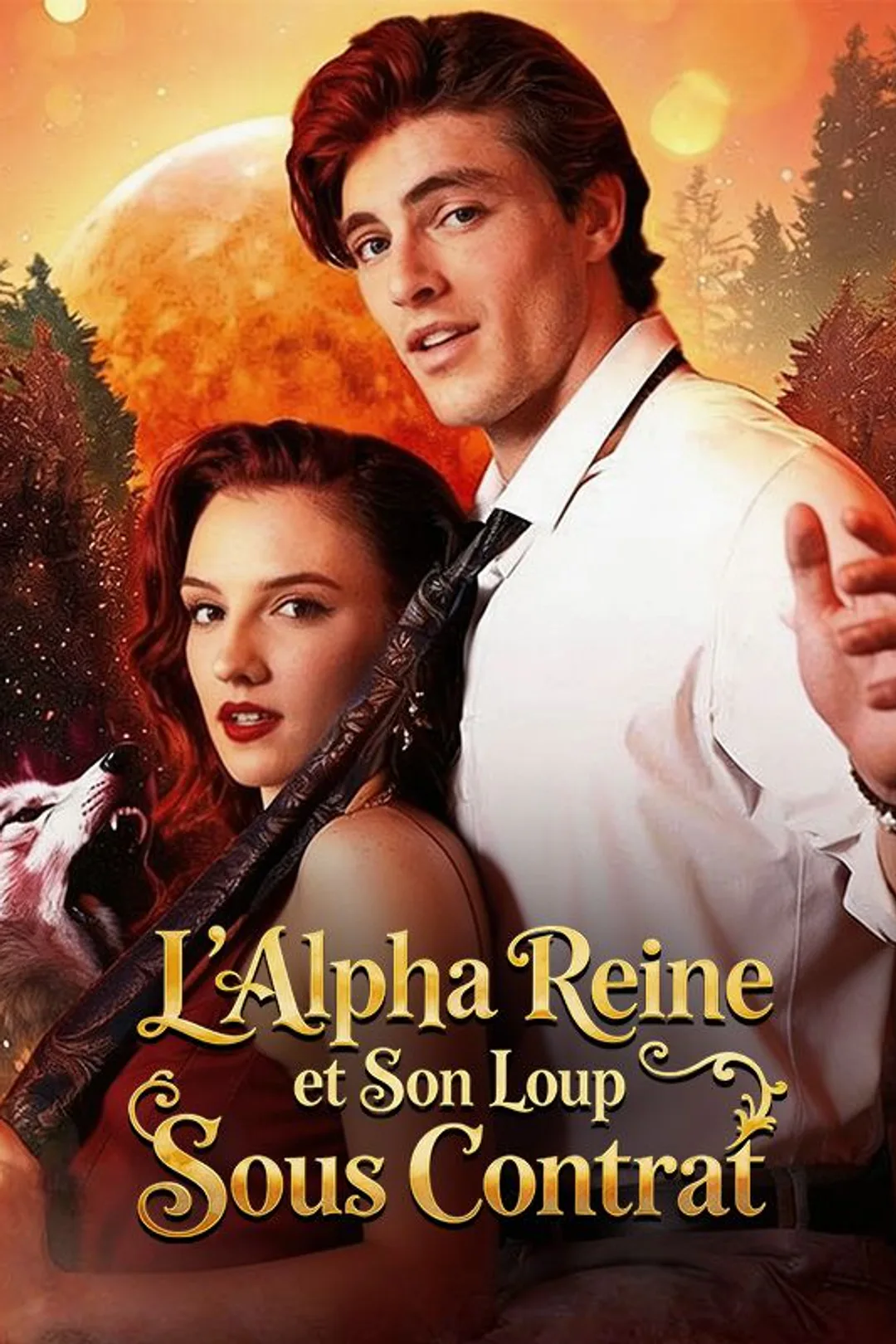 Affiche de L'Alpha Reine et Son Loup Sous Contrat