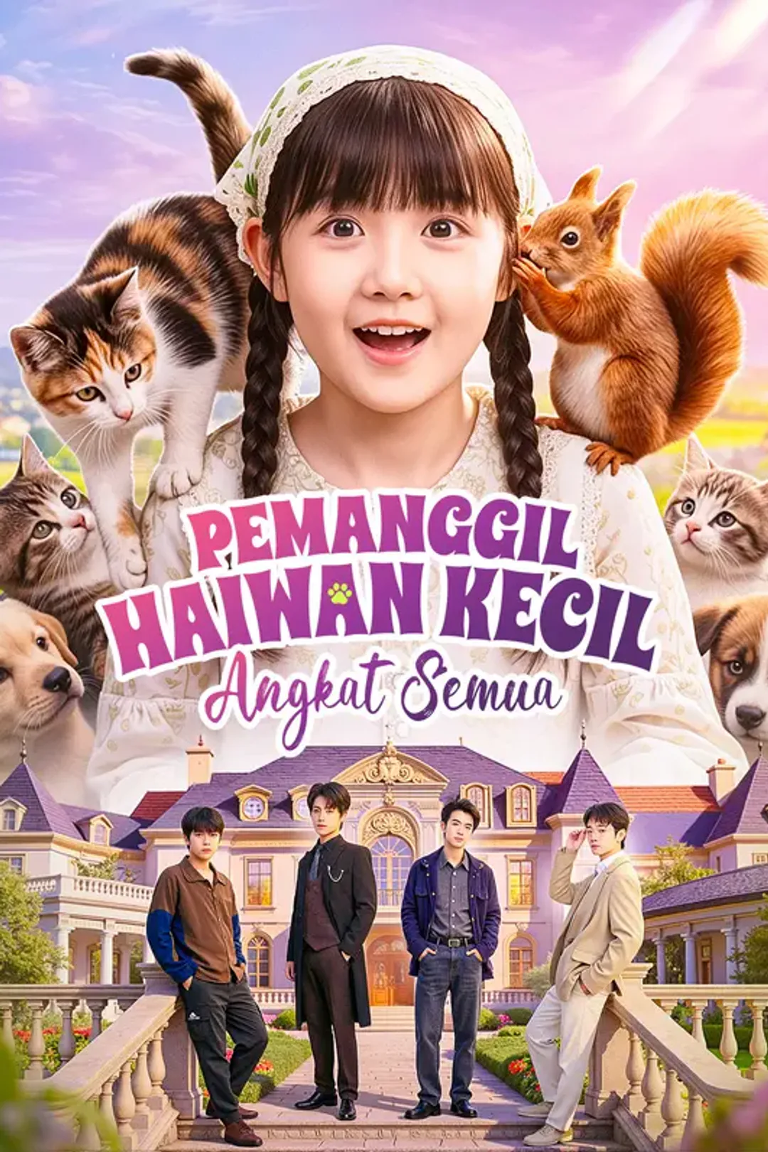 Poster Pemanggil Haiwan Kecil Angkat Semua