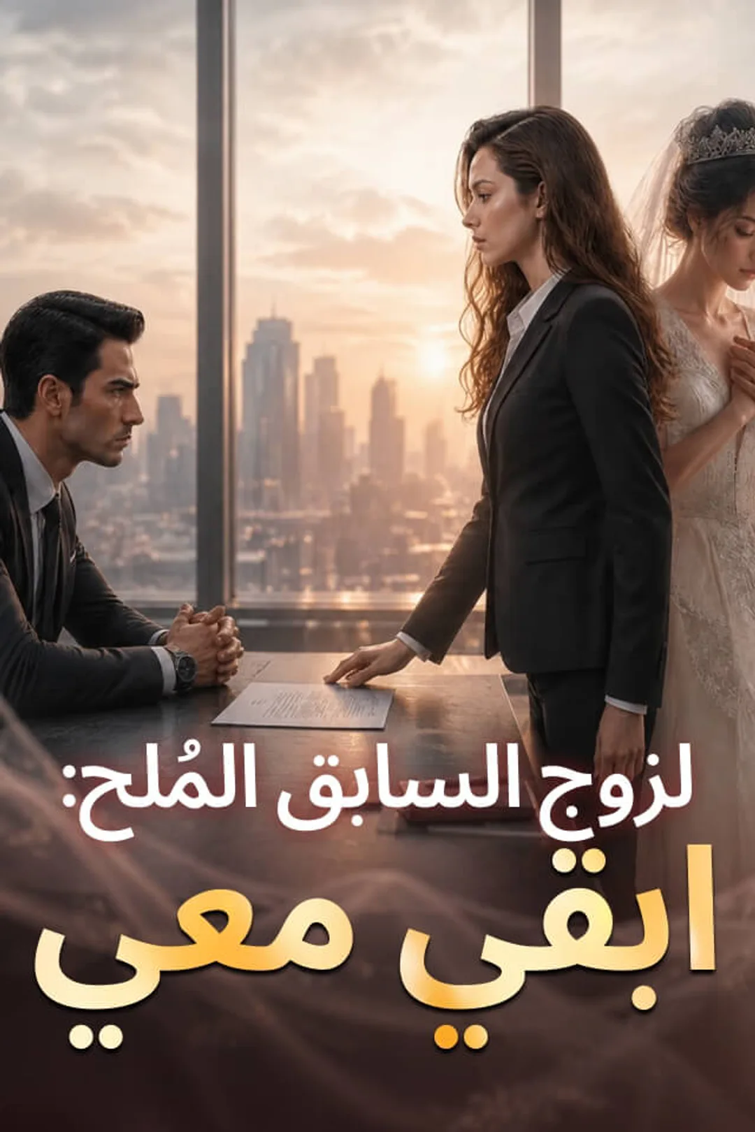 ملصق مسلسل «‫الزوج السابق المُلح: ابقي معي‬»