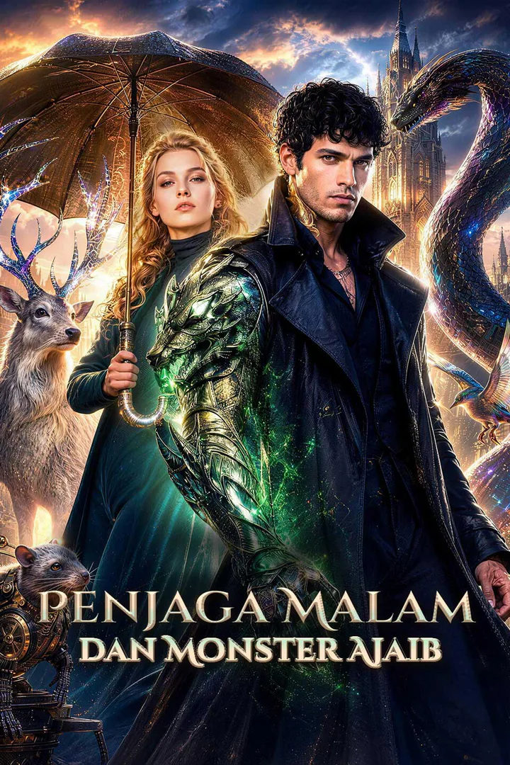 Poster Penjaga Malam dan Monster Ajaib