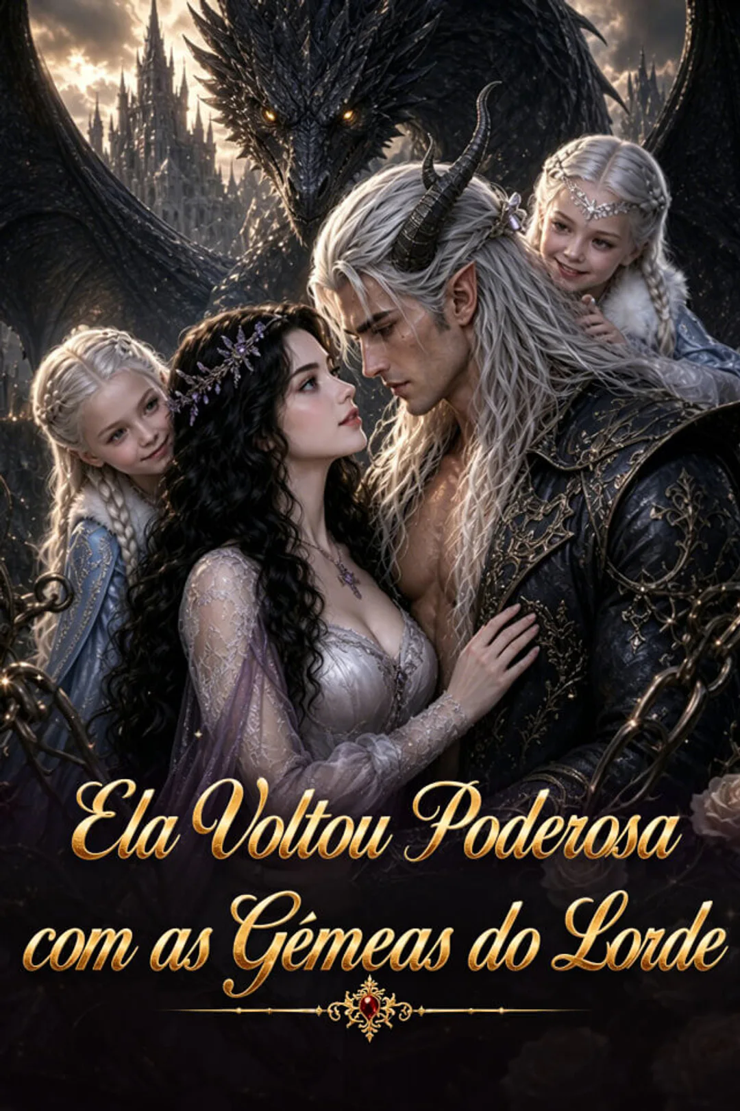 Pôster de Ela Voltou Poderosa com as Gêmeas do Lorde