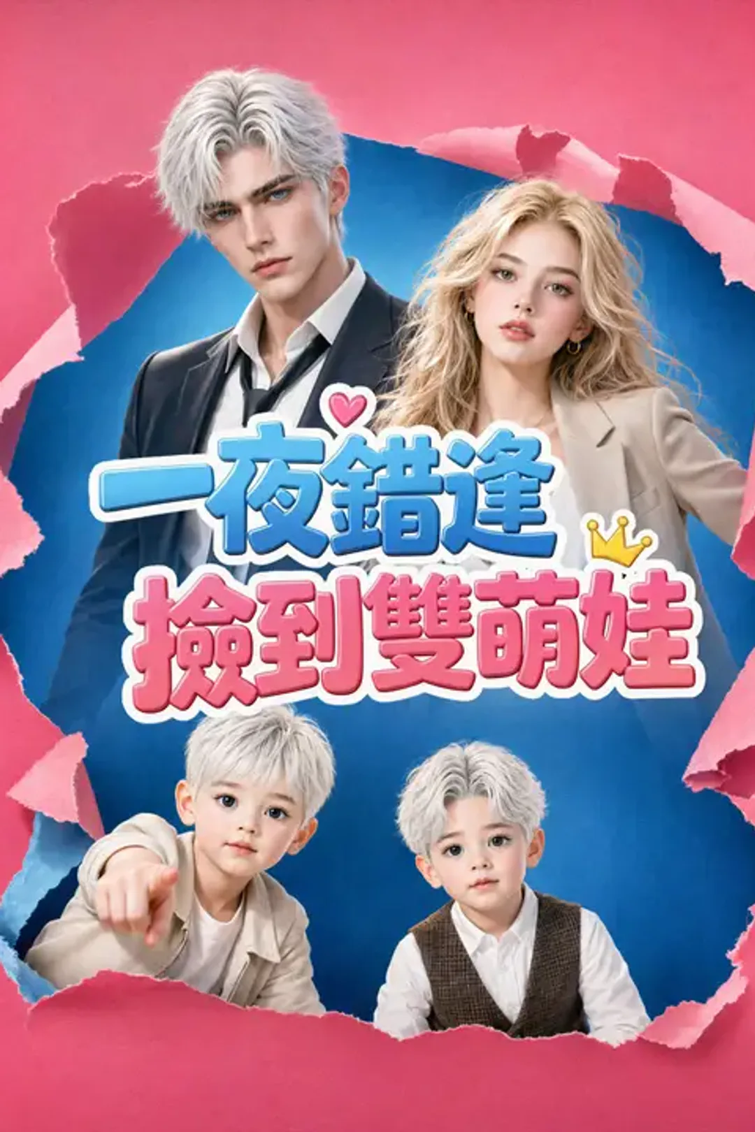 《一夜錯逢撿到雙萌娃》海報
