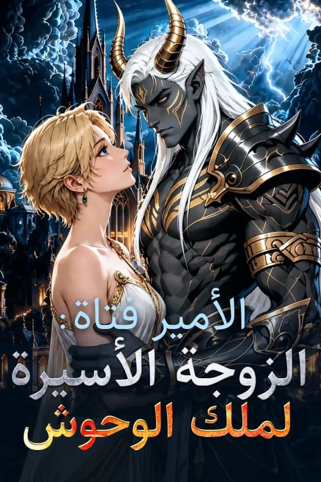 ملصق مسلسل «‫الأمير فتاة: الزوجة الأسيرة لملك الوحوش‬»