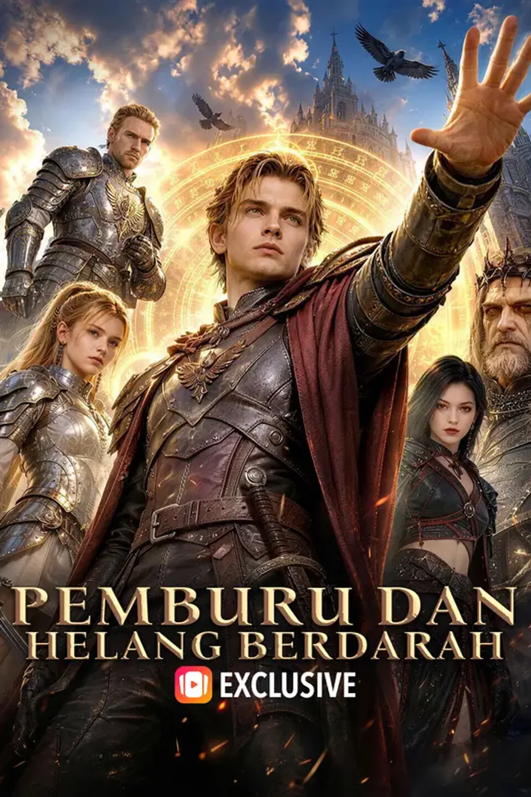 Poster Pemburu dan Helang Berdarah