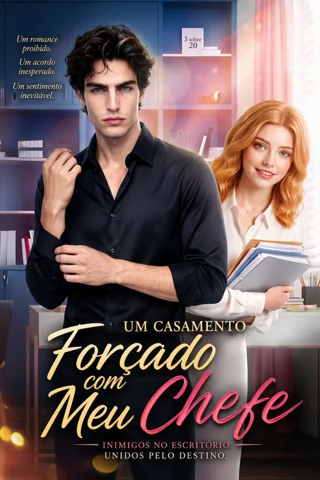 Pôster de Casamento Forçado com Meu Chefe