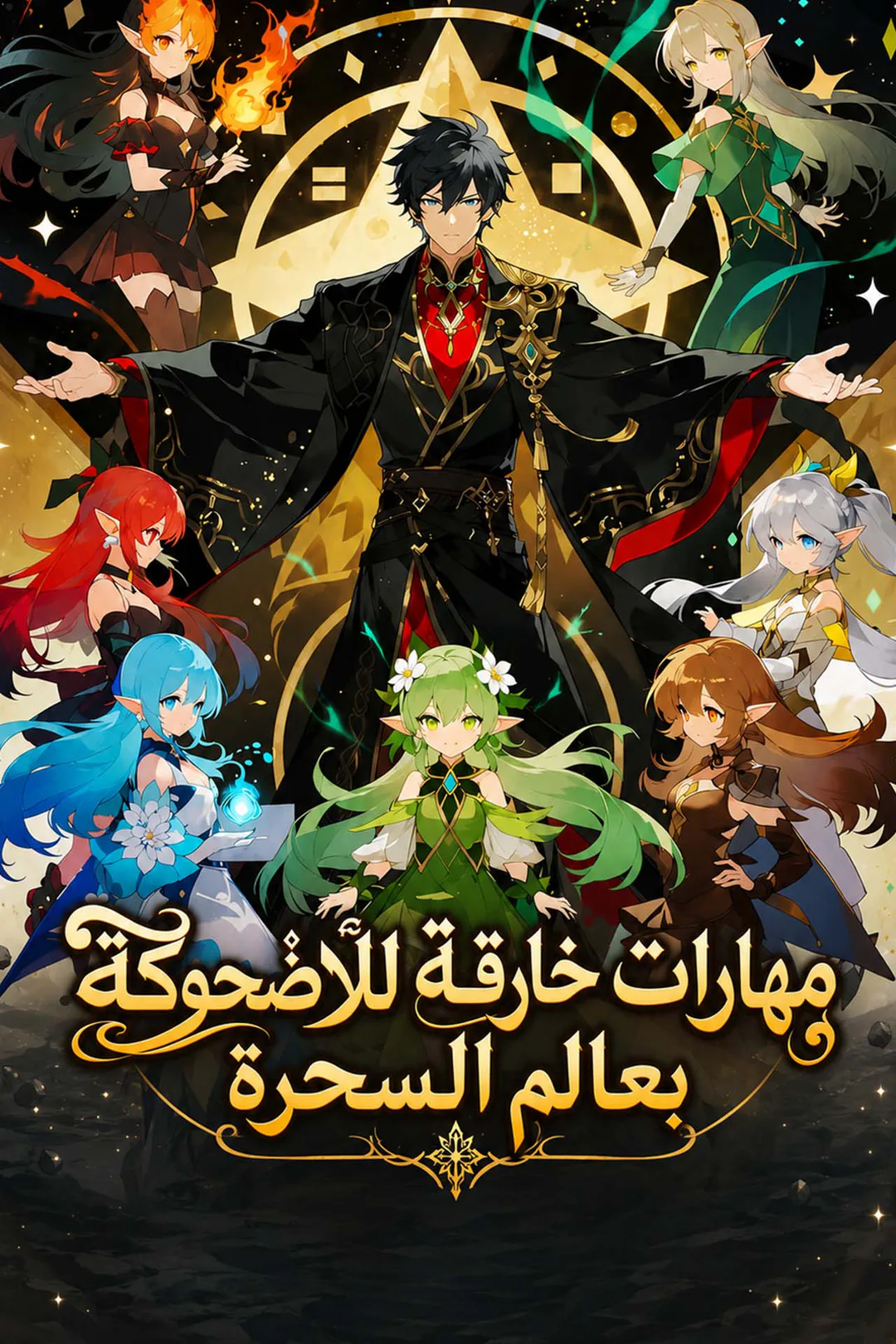 ملصق مسلسل «مهارات خارقة للأضحوكة بعالم السحرة»