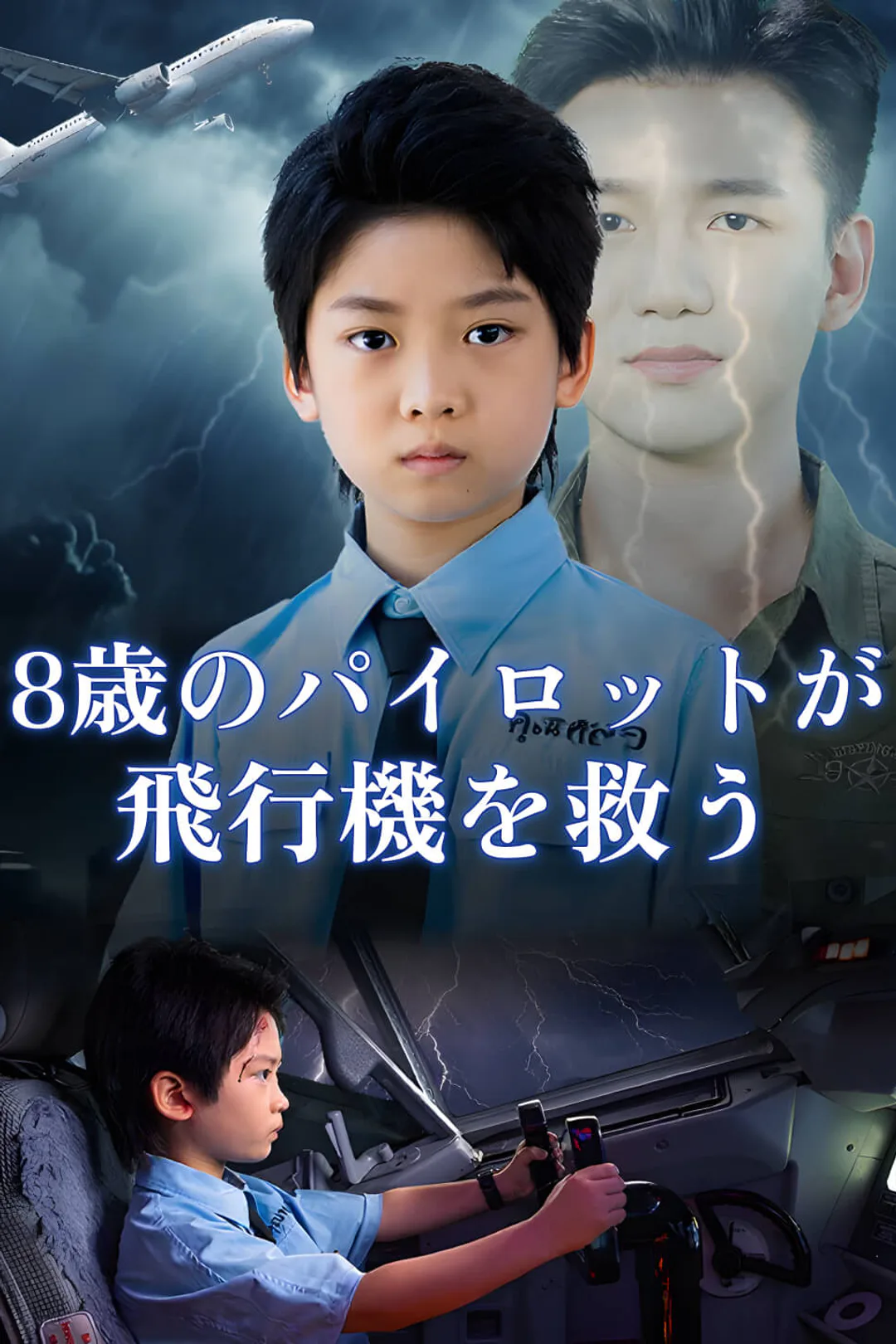 8歳のパイロットが飛行機を救うのポスター