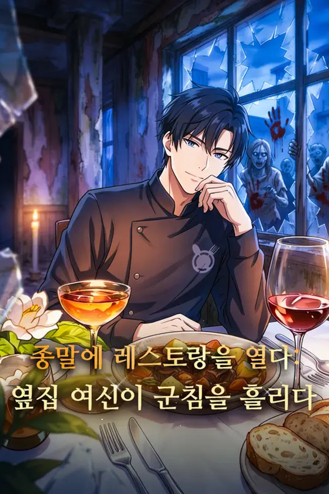 종말에 레스토랑을 열다: 옆집 여신이 군침을 흘리다 포스터