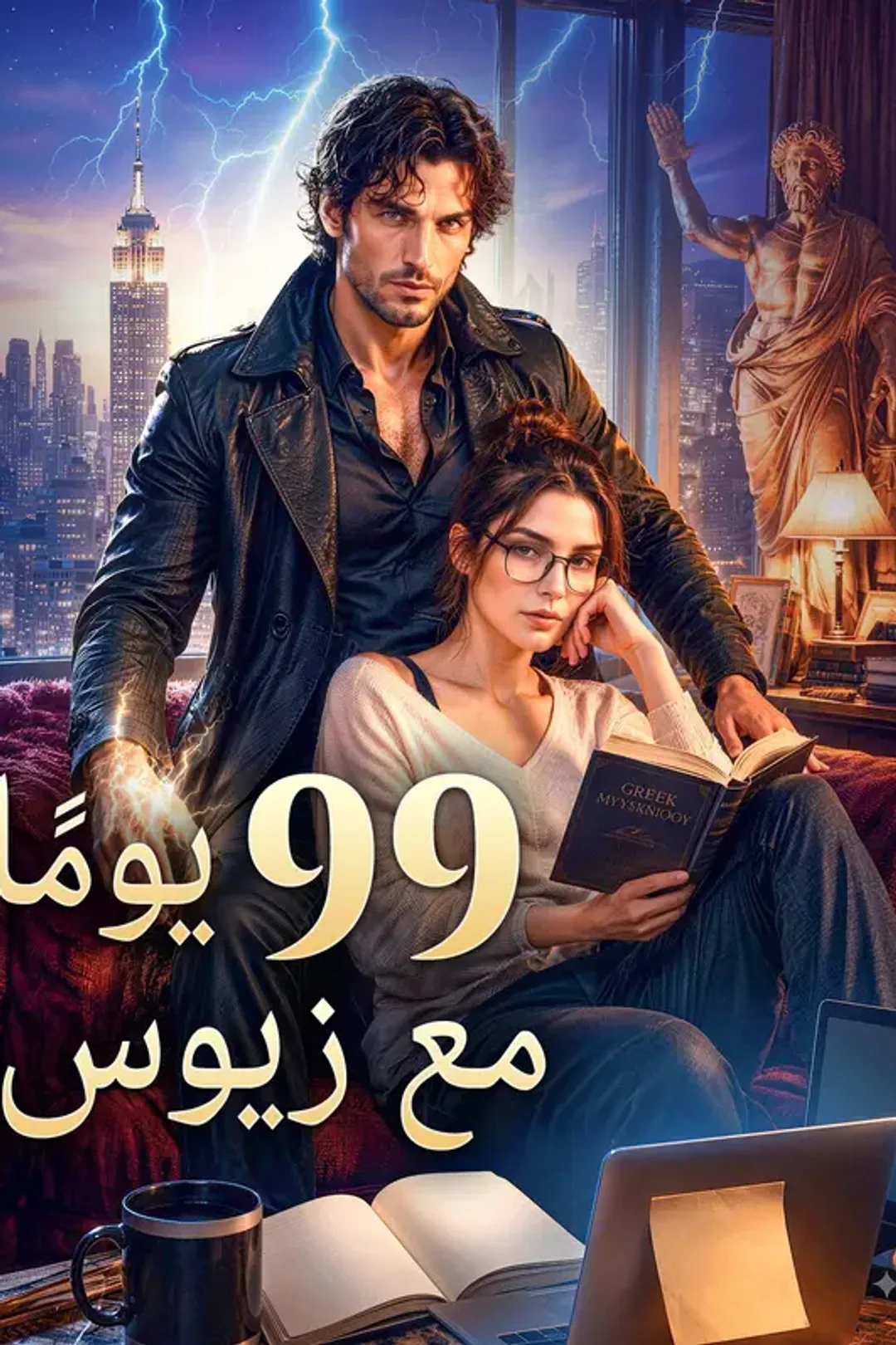 ملصق مسلسل «99 يومًا مع زيوس»