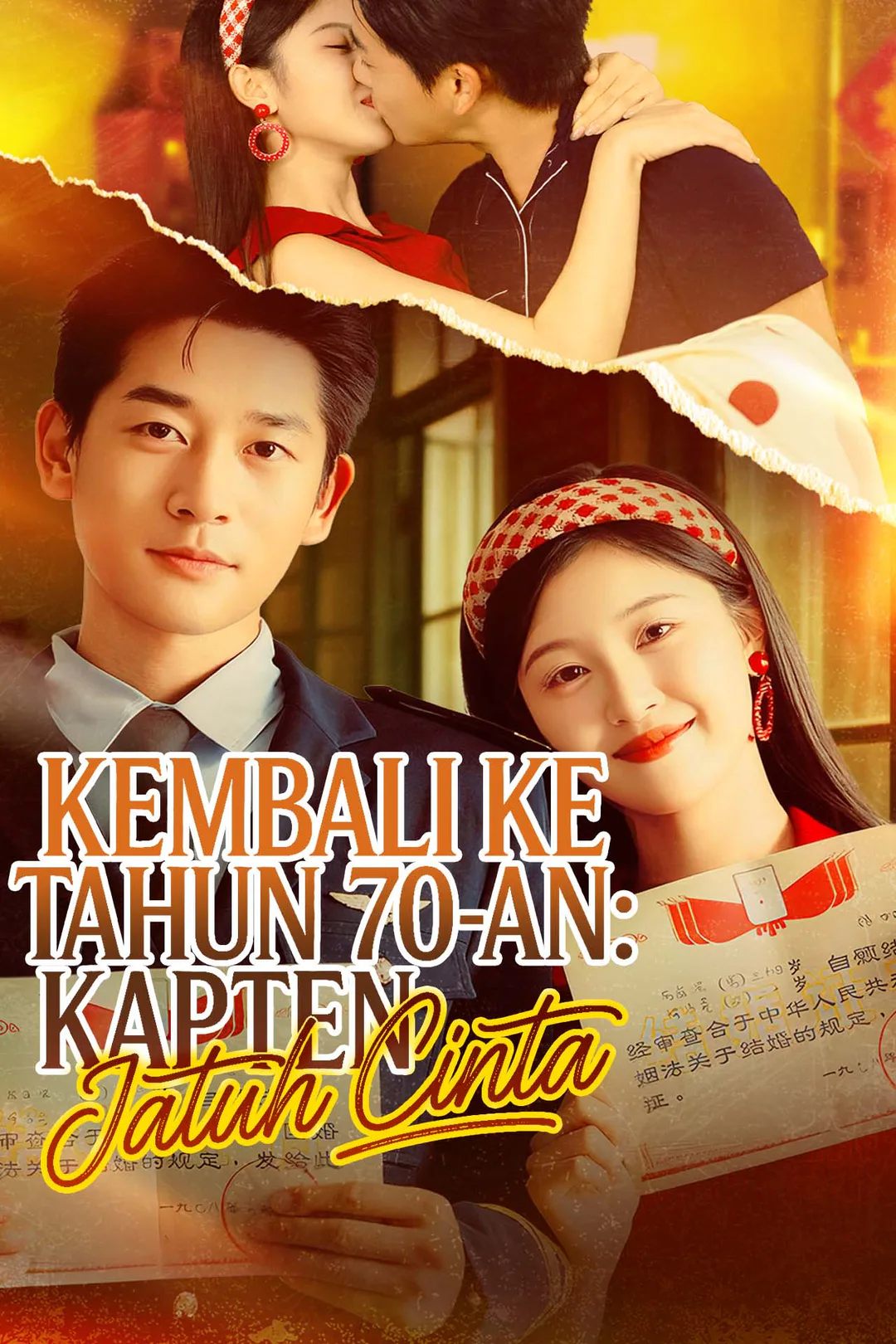 Poster Kembali ke Tahun 70-an: Kapten Jatuh Cinta