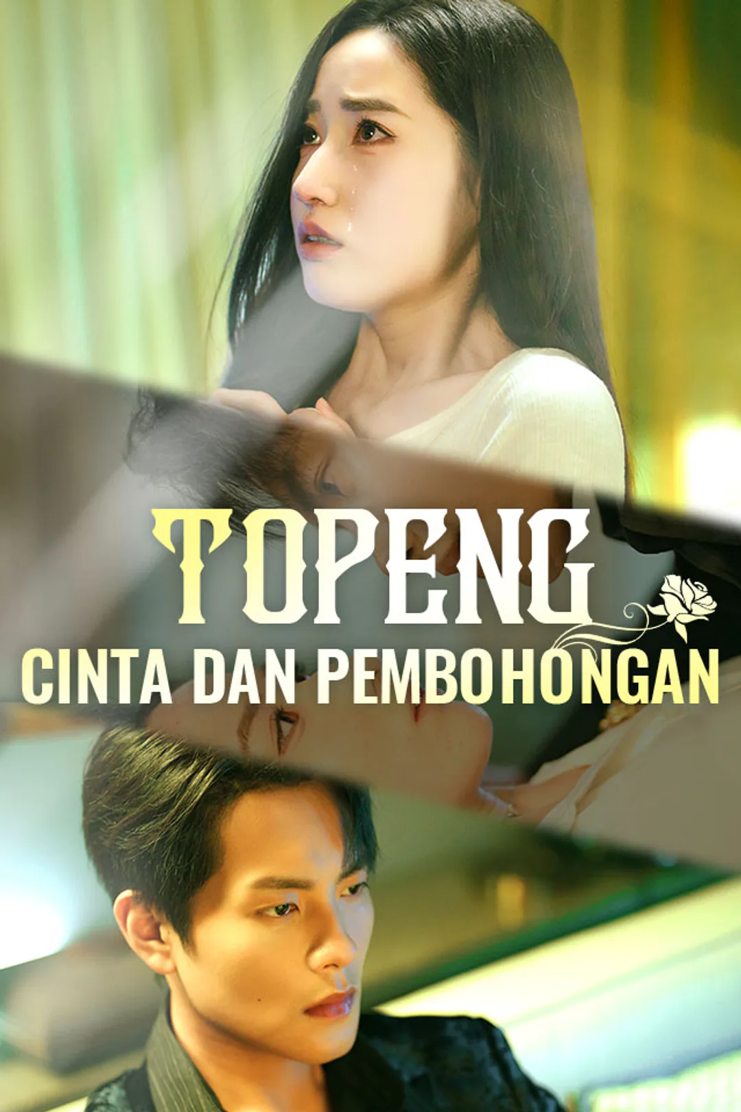 Poster Topeng Cinta dan Pembohongan