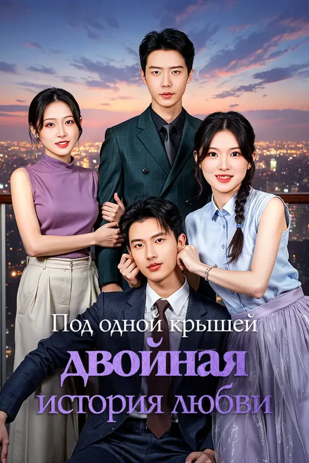 Постер сериала «Под одной крышей, двойная история любви»