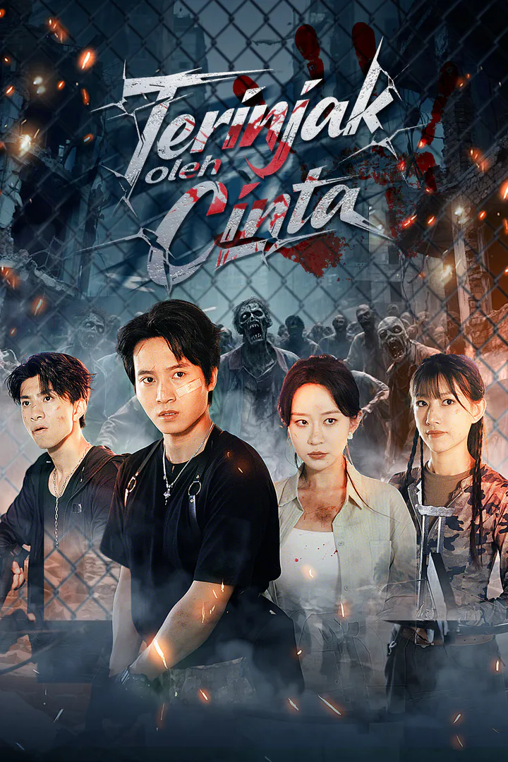 Poster Terinjak oleh Cinta
