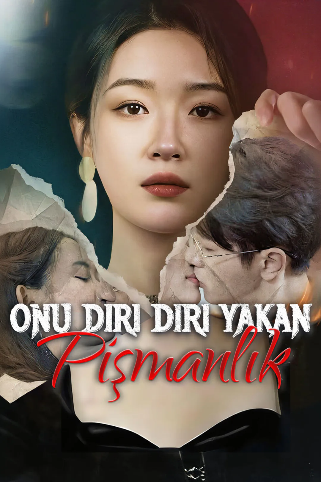 Onu diri diri yakan pişmanlık afişi