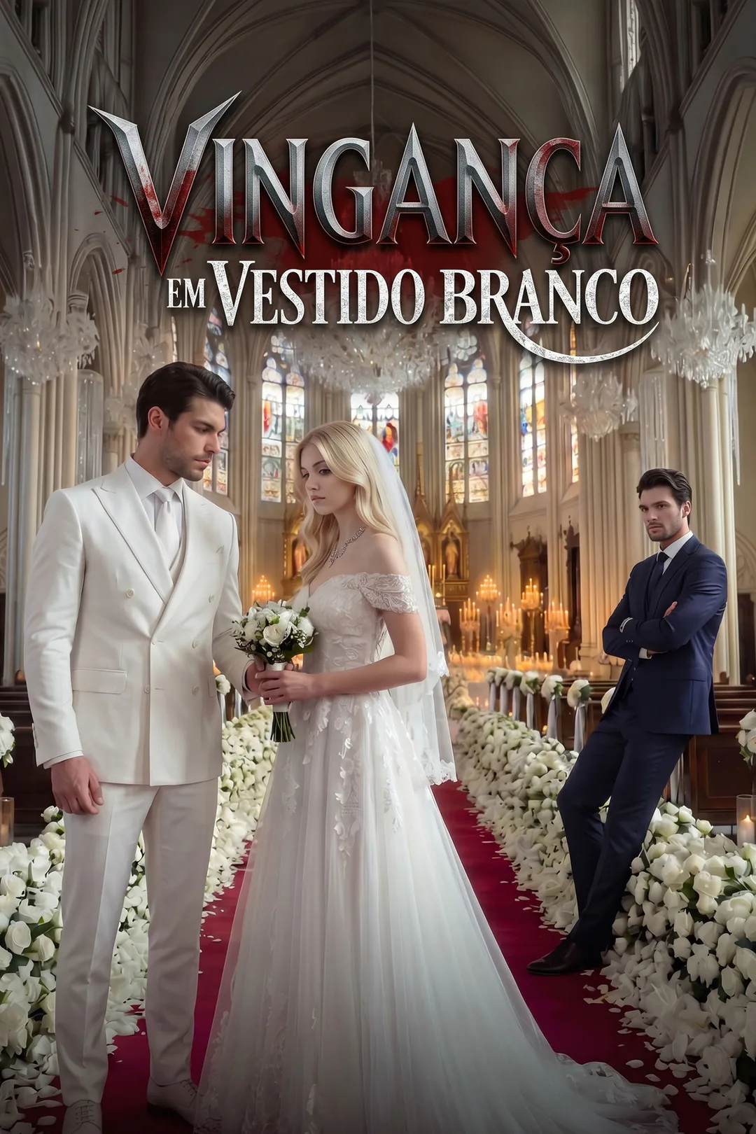 Pôster de Vingança em Vestido Branco