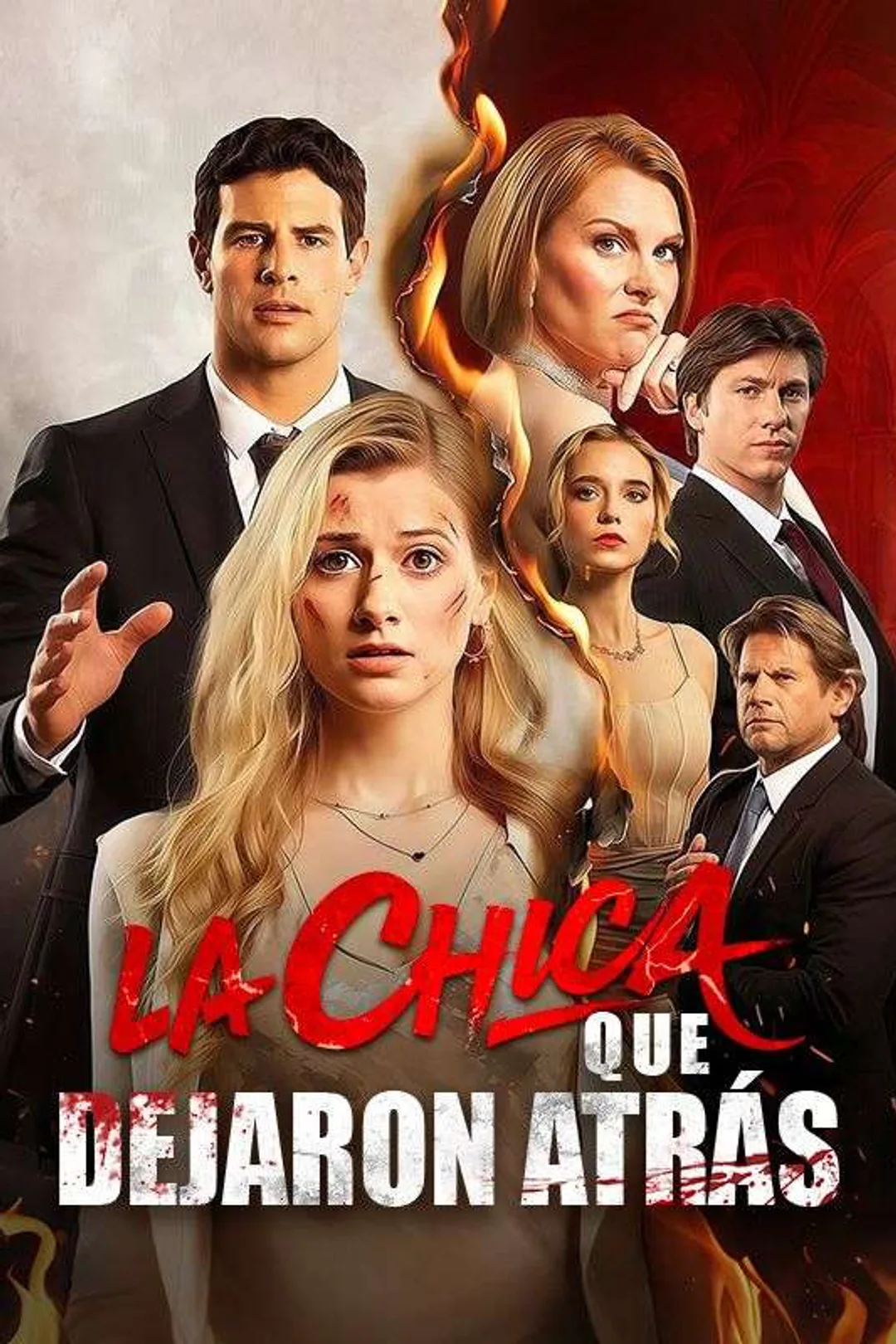 Póster de La chica que dejaron atrás