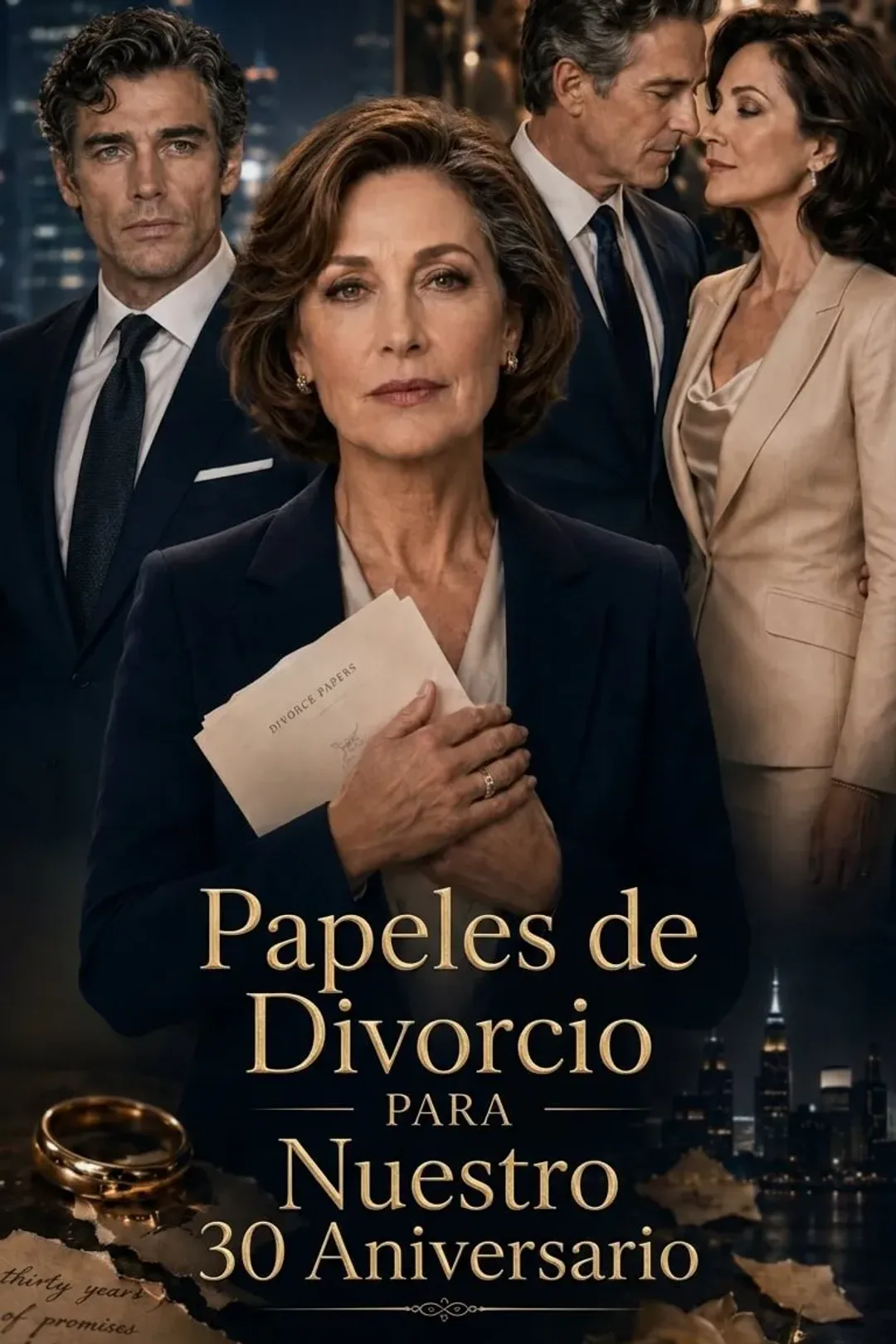 Póster de Papeles de Divorcio para Nuestro 30 Aniversario