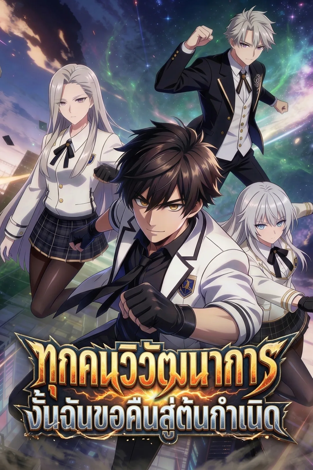 โปสเตอร์ ทุกคนวิวัฒนาการ งั้นฉันขอคืนสู่ต้นกำเนิด