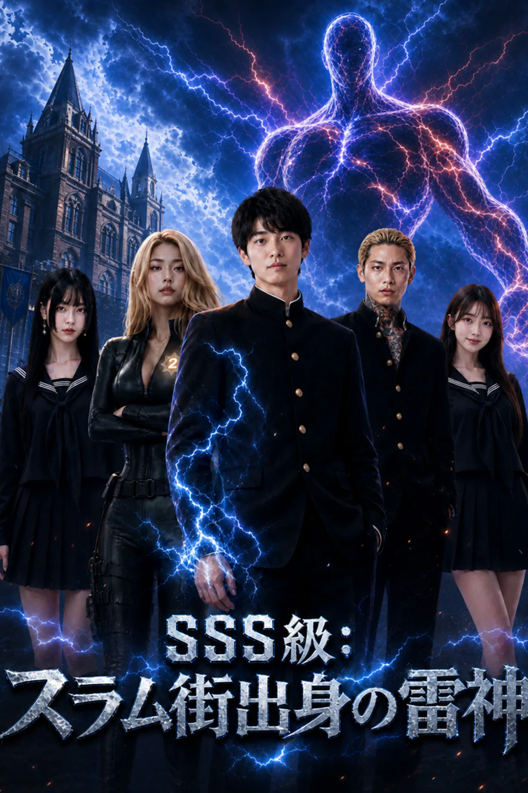 SSS級：スラム街出身の雷神のポスター