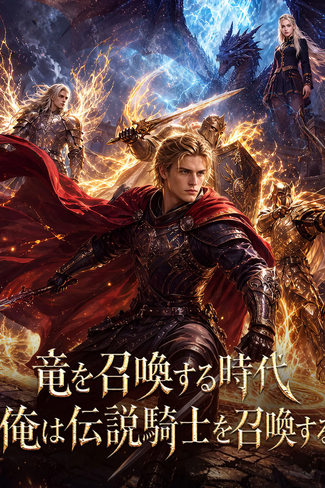 竜を召喚する時代、俺は伝説騎士を召喚するのポスター