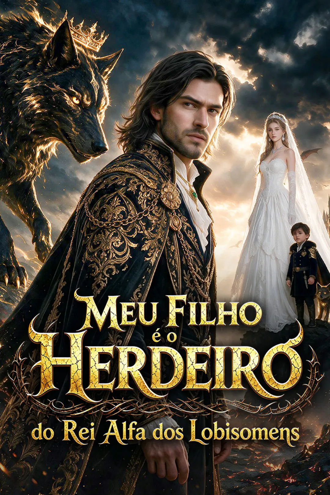 Pôster de Meu Filho é o Herdeiro do Rei Alfa dos Lobisomens