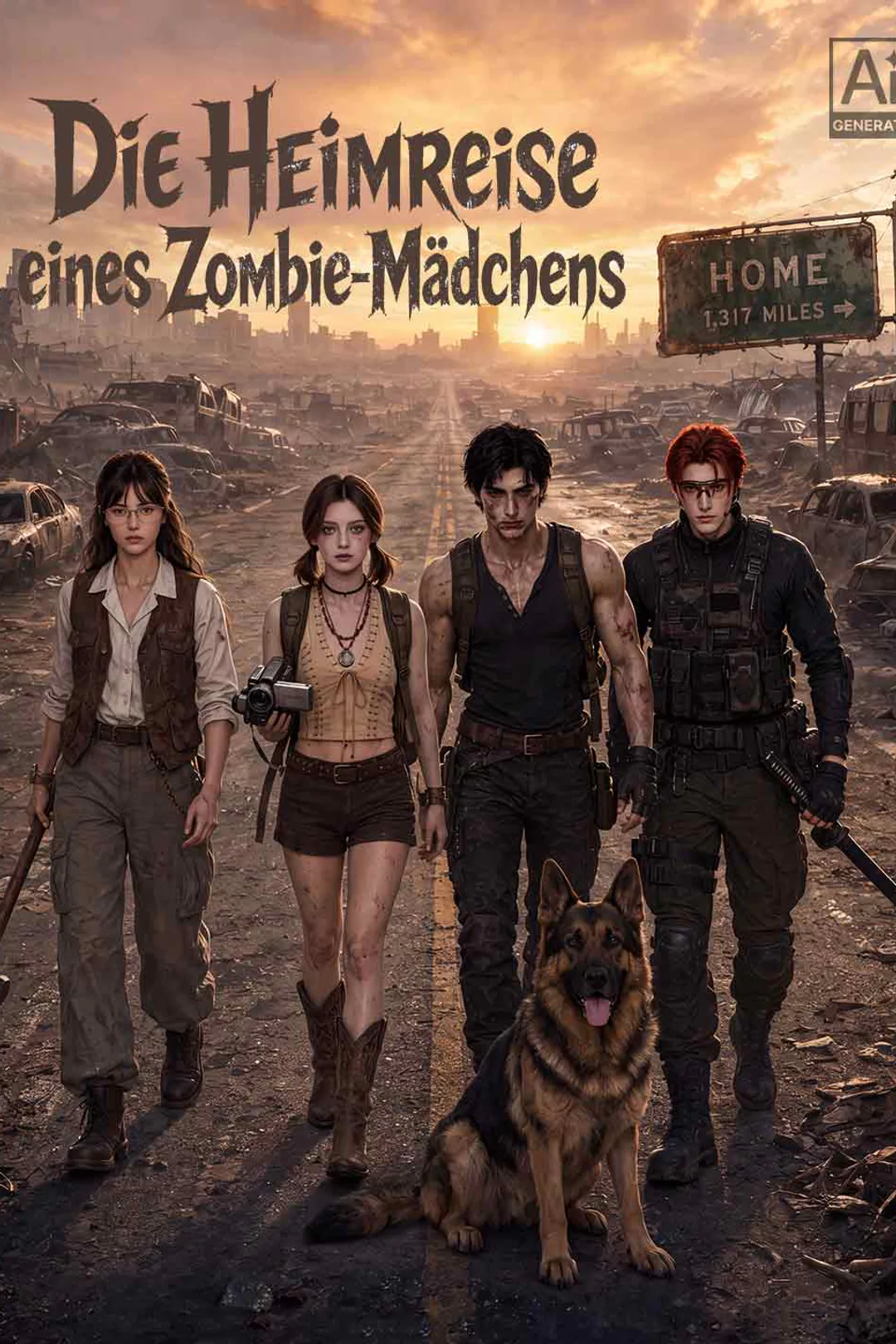 Poster von Die Heimreise eines Zombie-Mädchens
